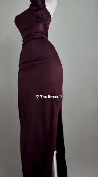 Vintage Burgundy Sheath Party Evening Dress,Long Prom Dress