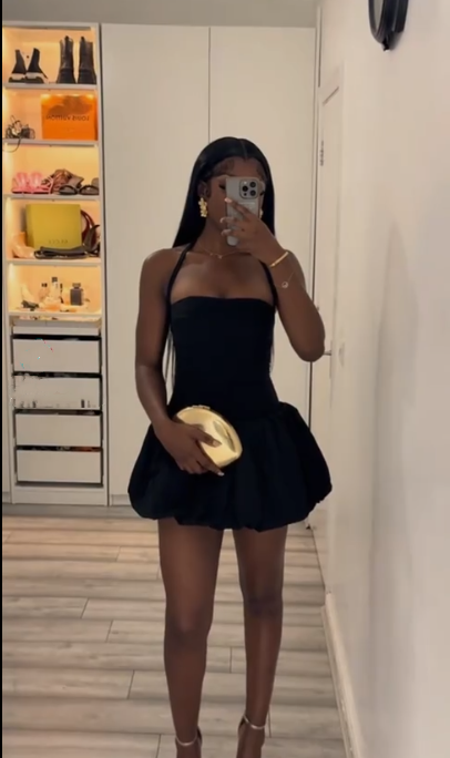 Sexy Black Halter Satin A Line Short Party Dress Formal Graduation Homecoming Dress