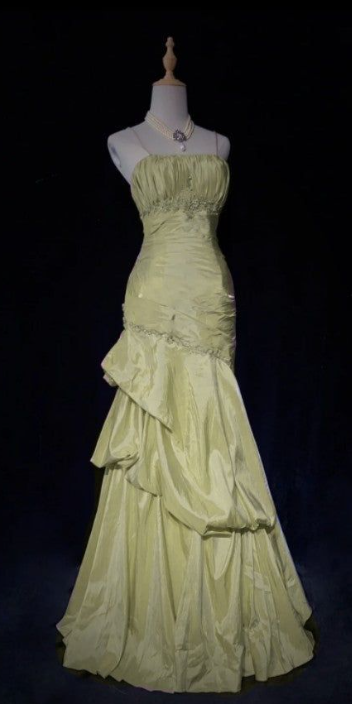 Pretty A Line Spaghetti Straps Satin Long Prom Dresses Formal Dress