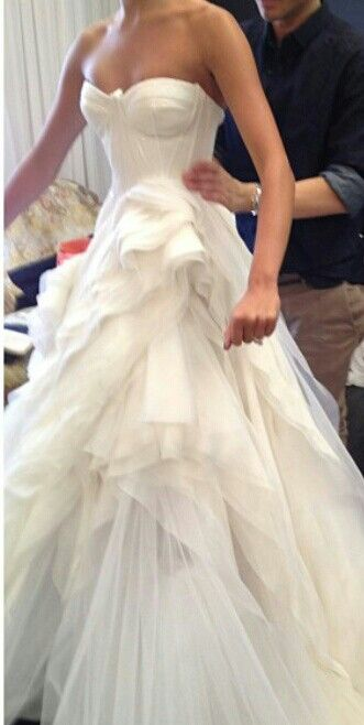 Classy Sweetheart Neck White Tulle Long Wedding Dress Formal Bridal Dress