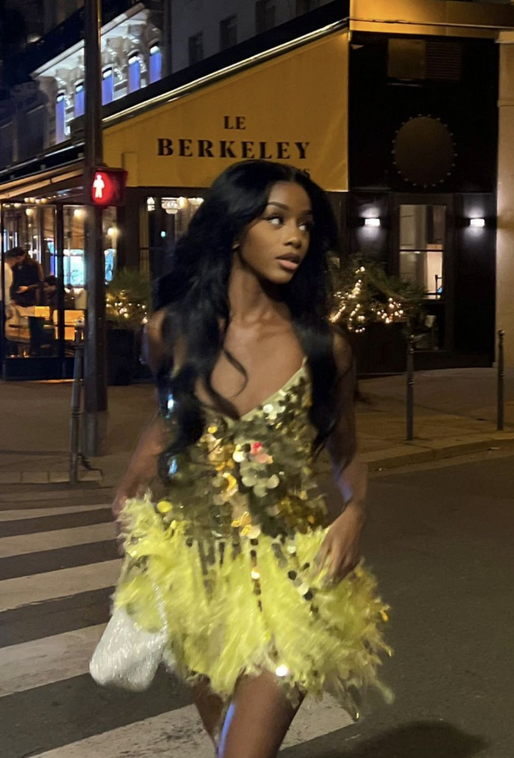 Sparkly Spaghetti Straps V Neck Yellow Sequin Short Birthday Party Dress Formal Homecoming Dress