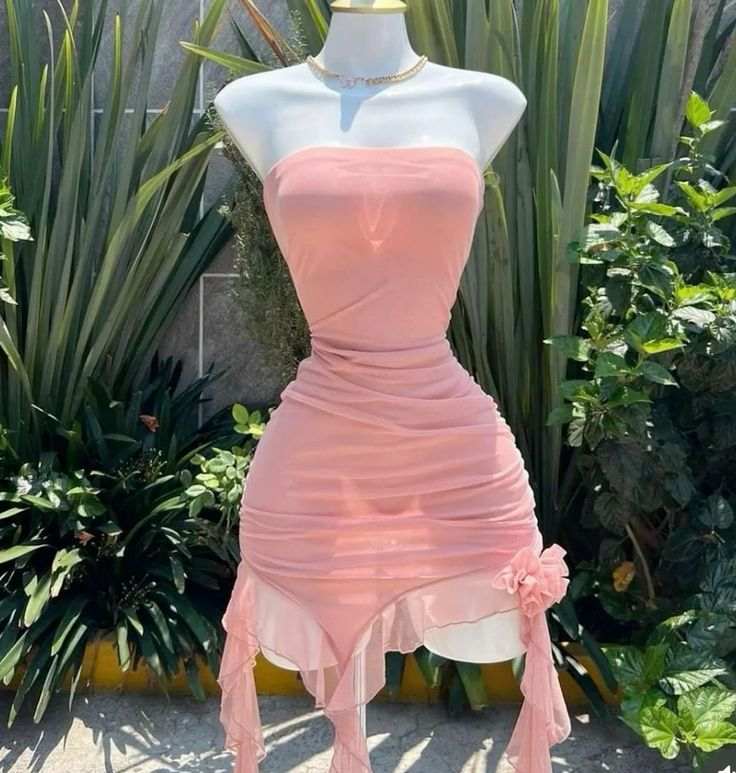 Sexy Sleeveless Hot Pink Sheath Cocktail Dress Short Party Dress