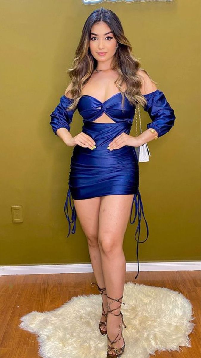 Sexy Blue Tight Dress,Mini Homecoming Dress