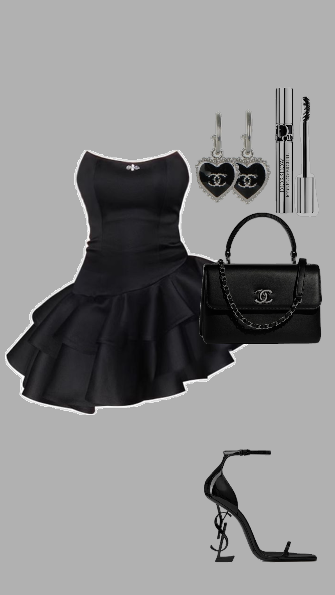 Modest Sheath Strapless Black Satin Homecoming Dress 21st Birthday Outfit