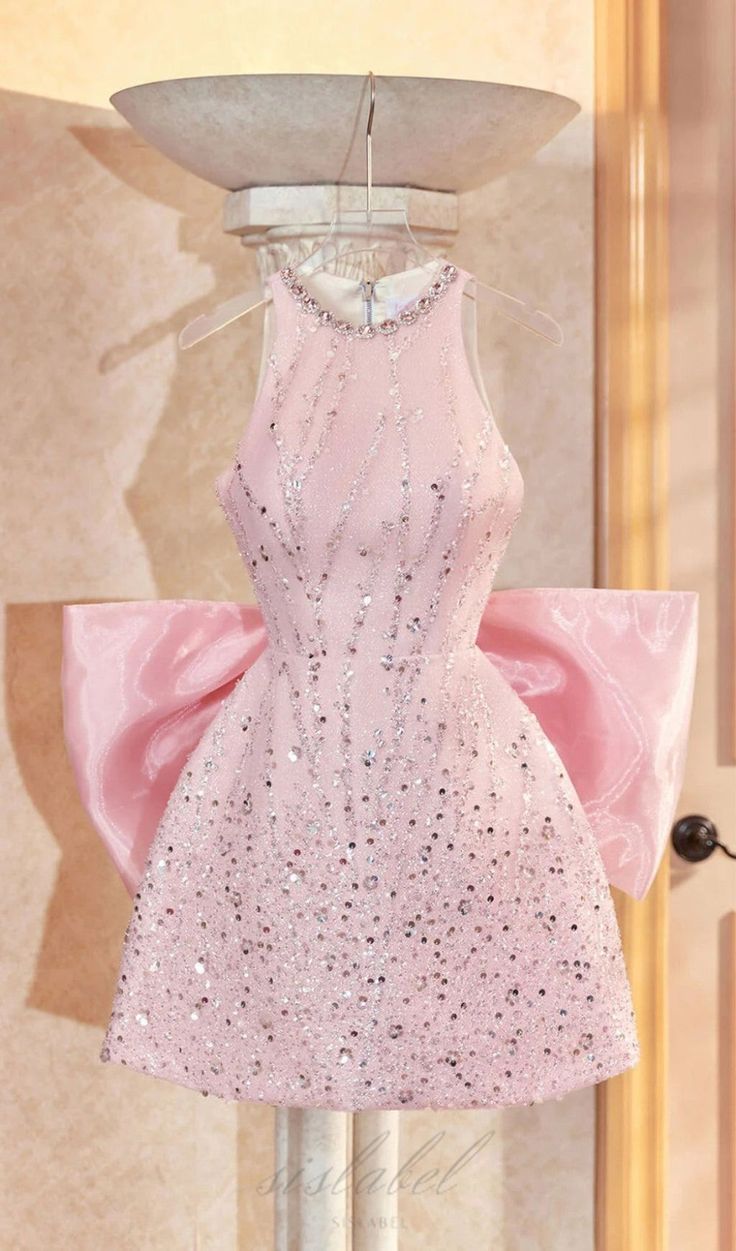 Cute A Line Scoop Short Pink Homecoming Dress Birthday Outfit