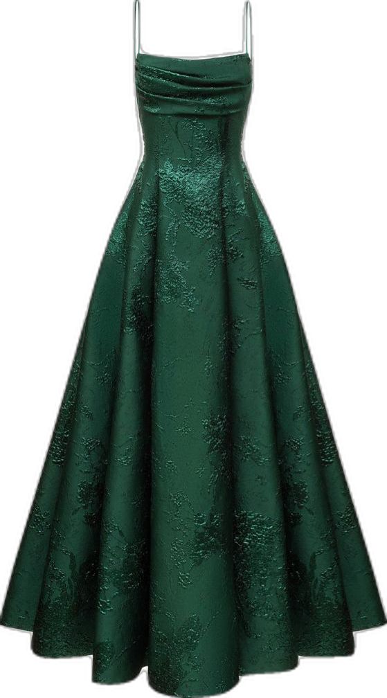 Modest A line Straps Sleeveless Floral Lace Green Prom Dress