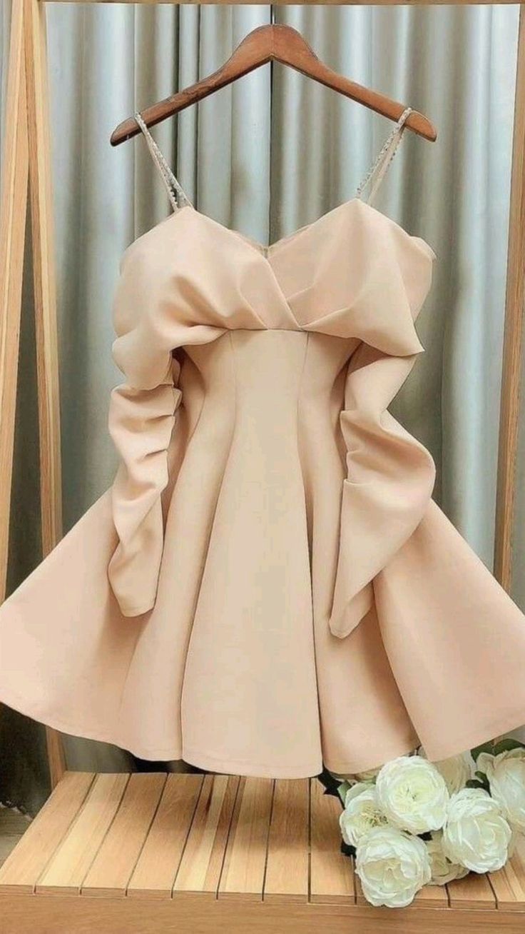 Cute A line Sweetheart Long Sleeves Short Homecoming Dress Birthday Dresses