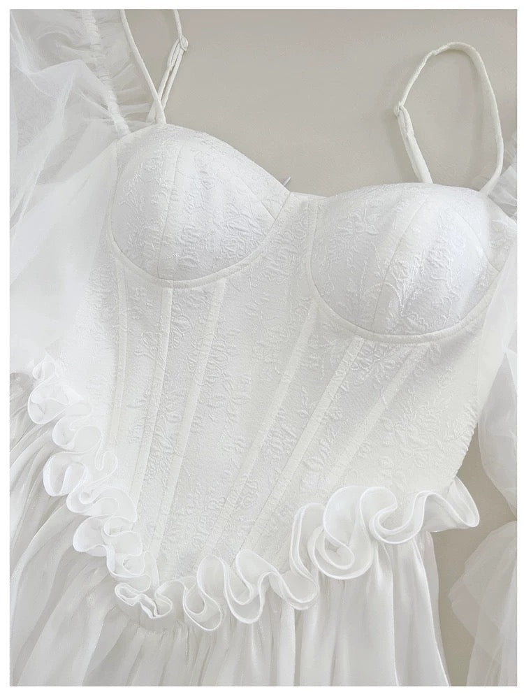 Simple High Low Spaghetti Straps White Homecoming Dresses 18th Birthday Outfits Party Dress