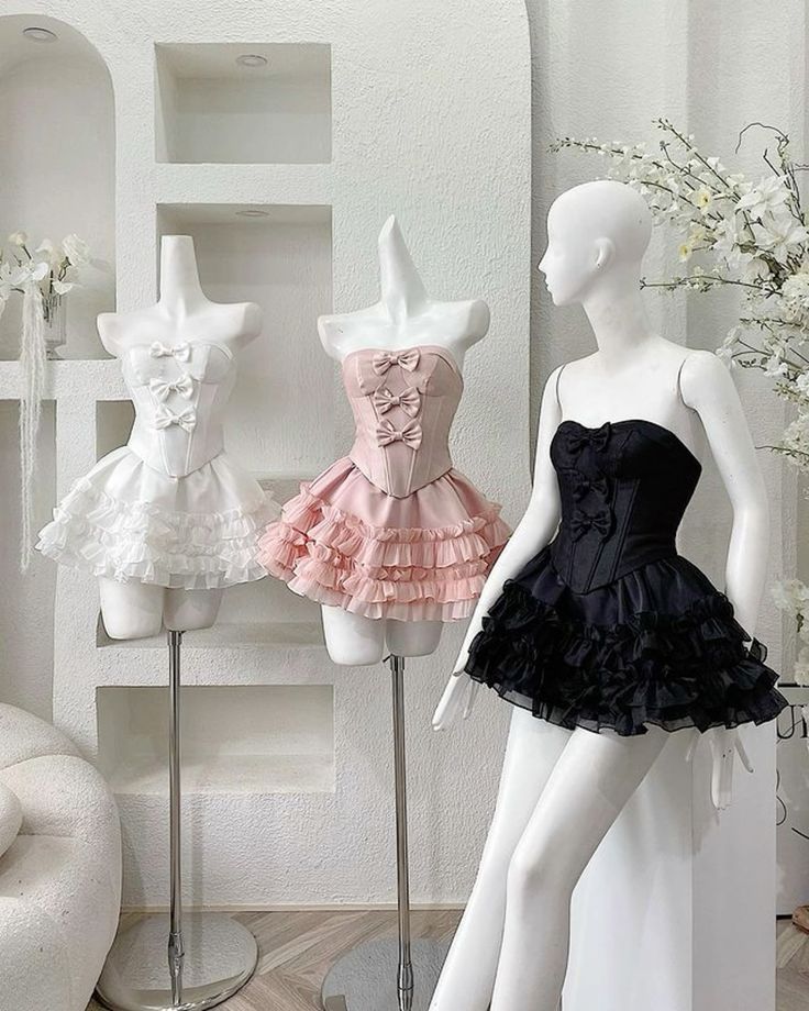Cute A Line Strapless Ruffles Short Pink Homecoming Dresses Black Birthday Outfits