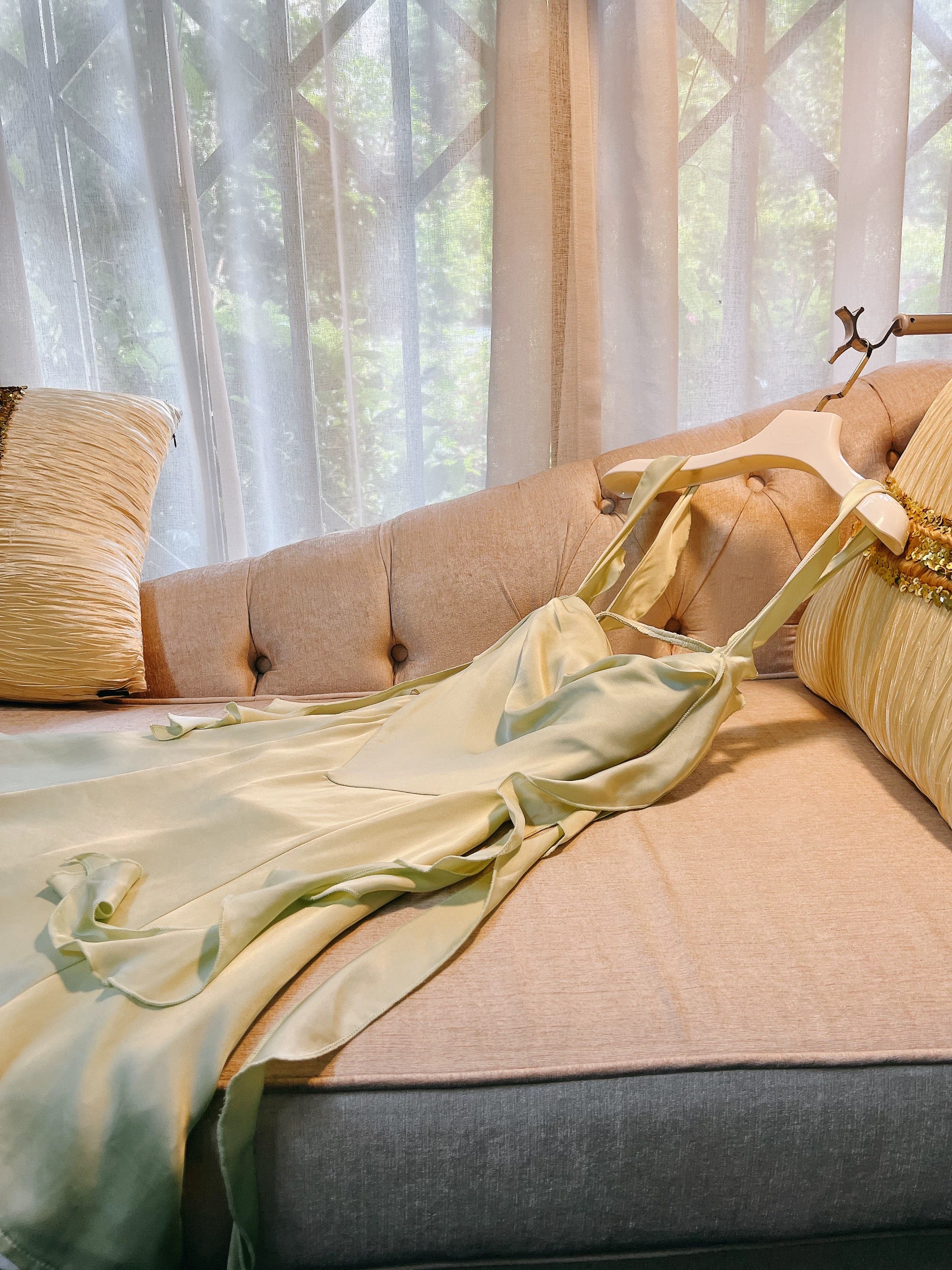 Modest A Line Straps Sage Green Satin Backless Homecoming Dresses Birthday Outfits