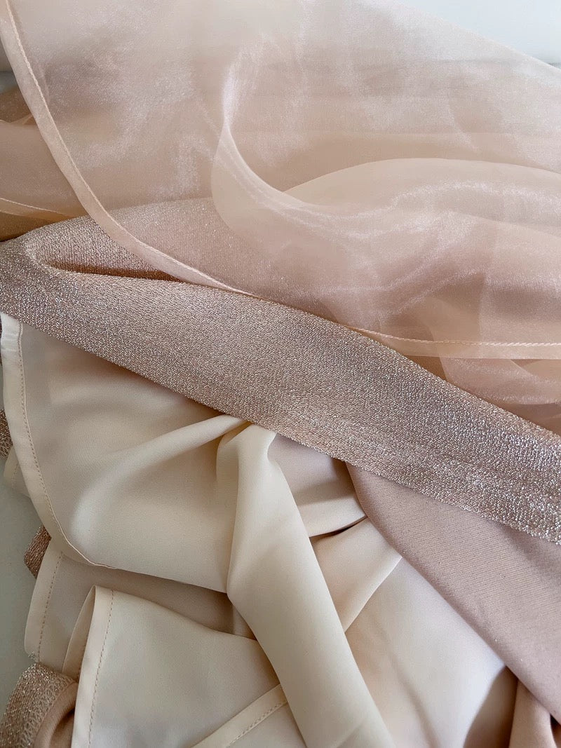 Pretty A Line Strapless Champagne Tulle Homecoming Dresses Birthday Outfits With Ruffles