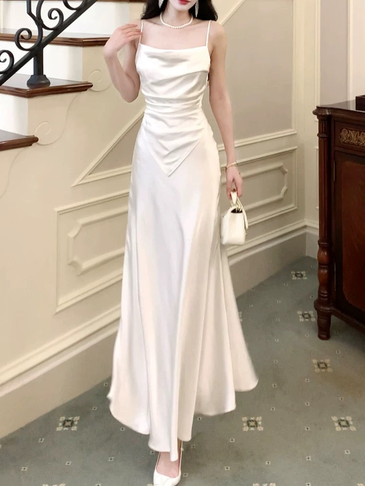 Pretty Sheath Spaghetti Straps Chiffon Prom Dresses Evening Dress With Jacket