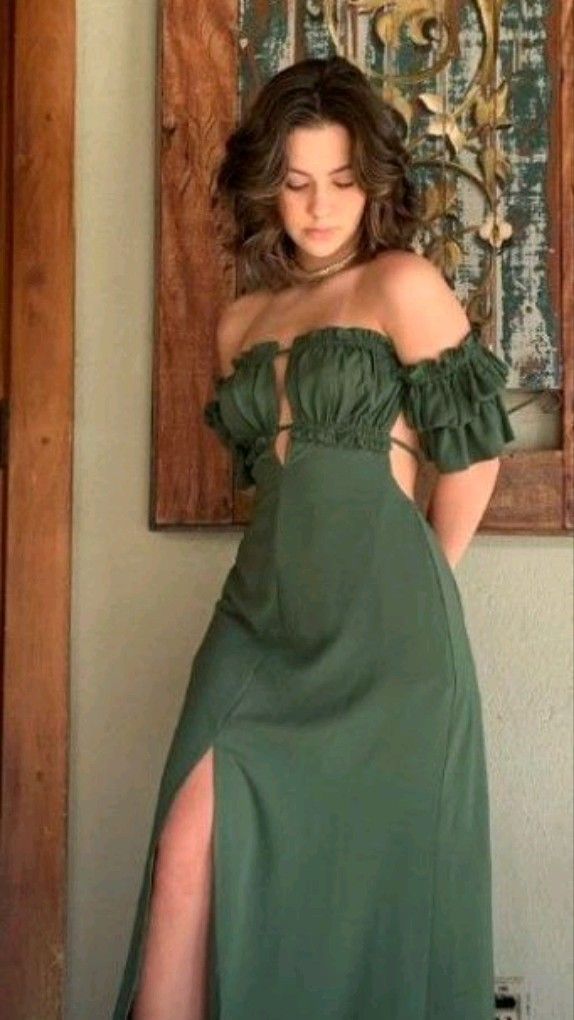 Elegant A line Off The Shoulder Slit Satin Prom Dresses Long Evening Dress