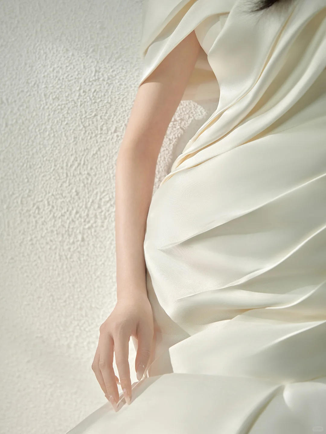 Vintage Mermaid Off The Shoulder Satin Pleated Long Wedding Dresses