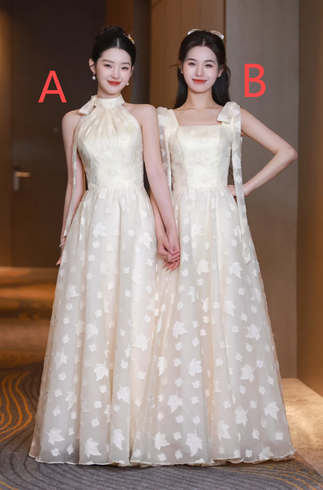 Pretty A Line Chiffon Long Bridesmaid Dress