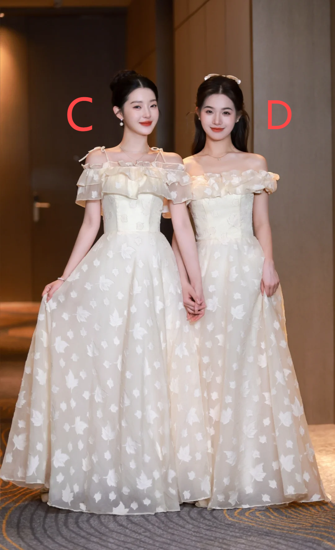 Pretty A Line Chiffon Long Bridesmaid Dress