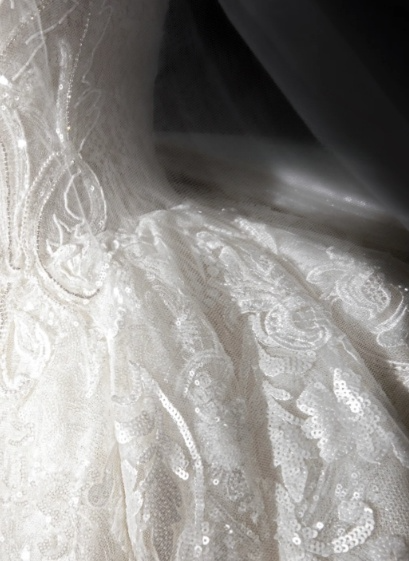 Timeless Ball Gown Tulle Lace Sequin Long Sleeves Long Wedding Dresses