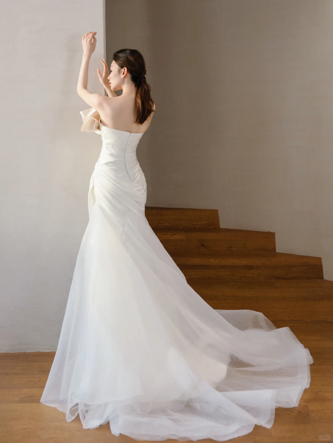 Pretty Mermaid Off The Shoulder Satin Long Wedding Dresses