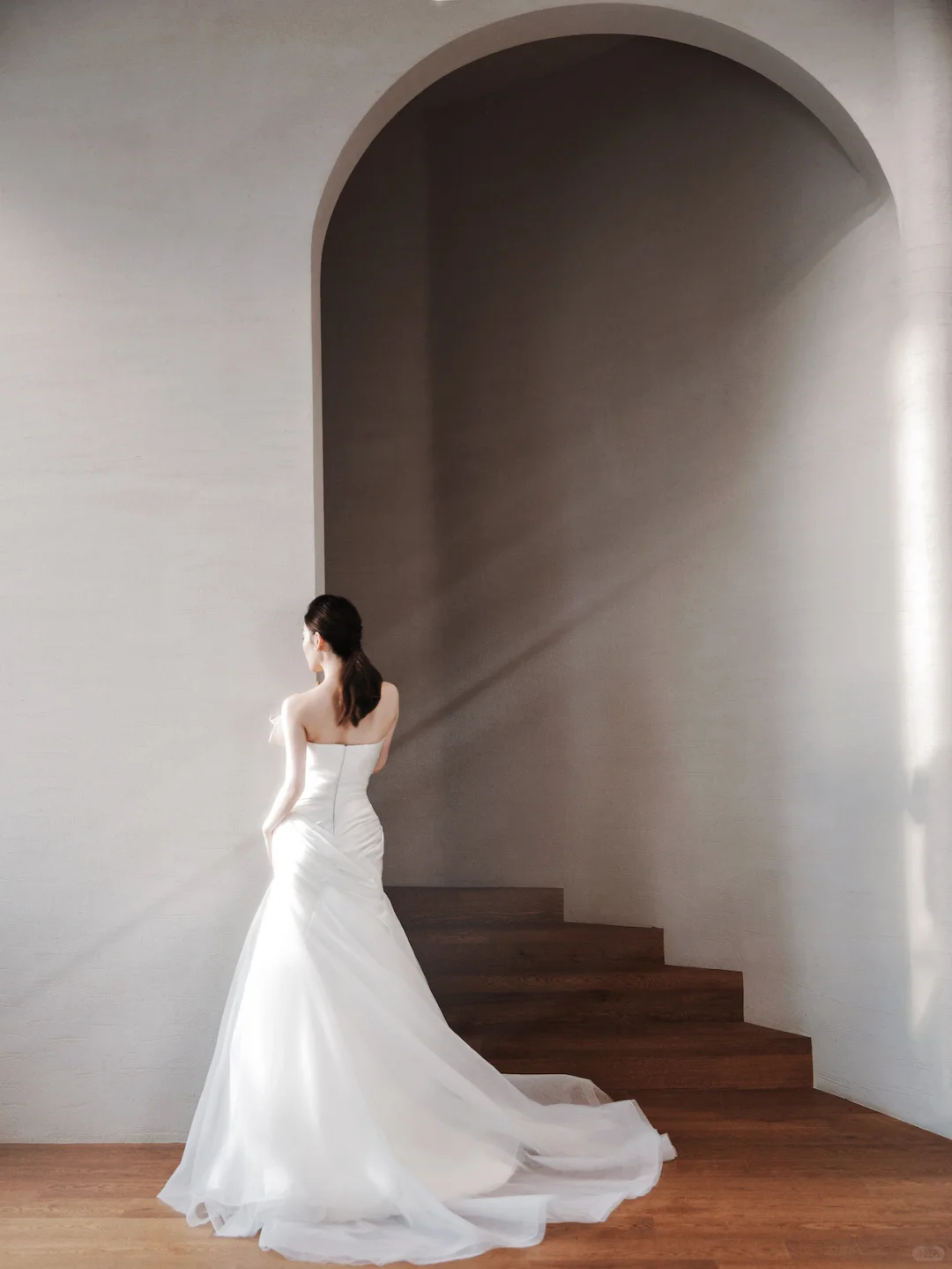 Pretty Mermaid Off The Shoulder Satin Long Wedding Dresses