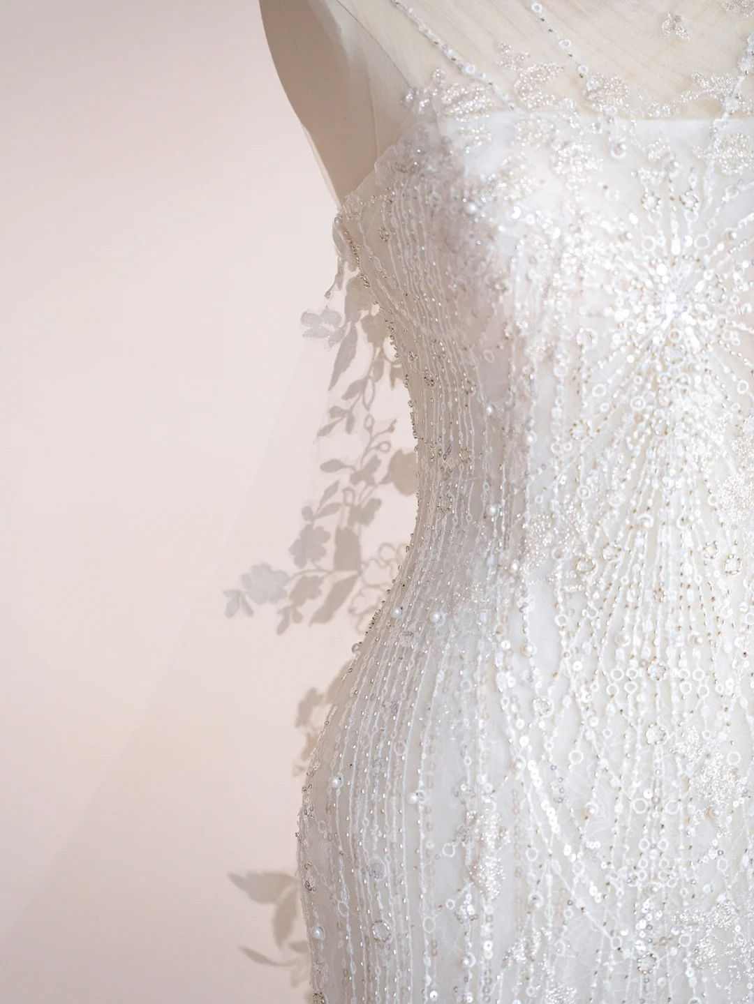 Gorgeous Mermaid Tulle Lace Sequin Long Wedding Dresses