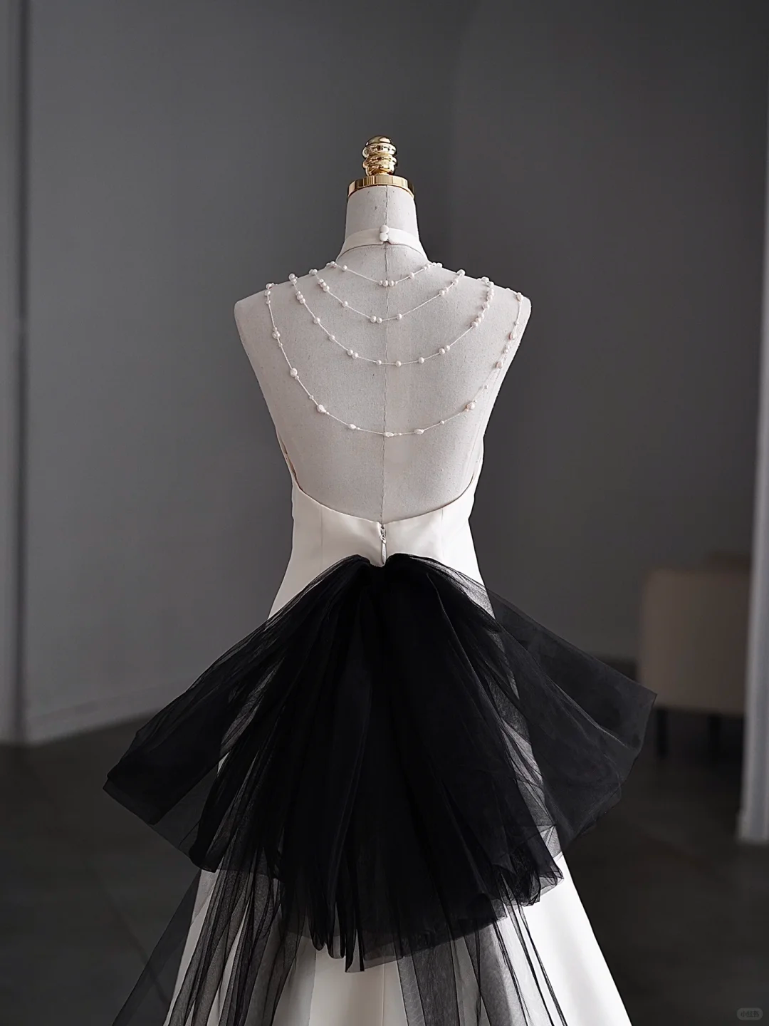 Dreamy A Line Halter Satin Tulle Back With Bow Long Wedding Dresses