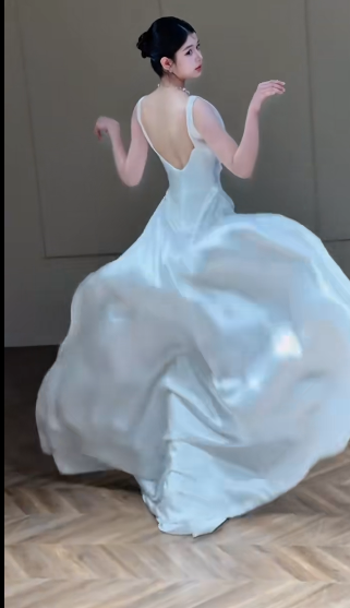 Timeless Mermaid Satin Beaded Long Wedding Dresses