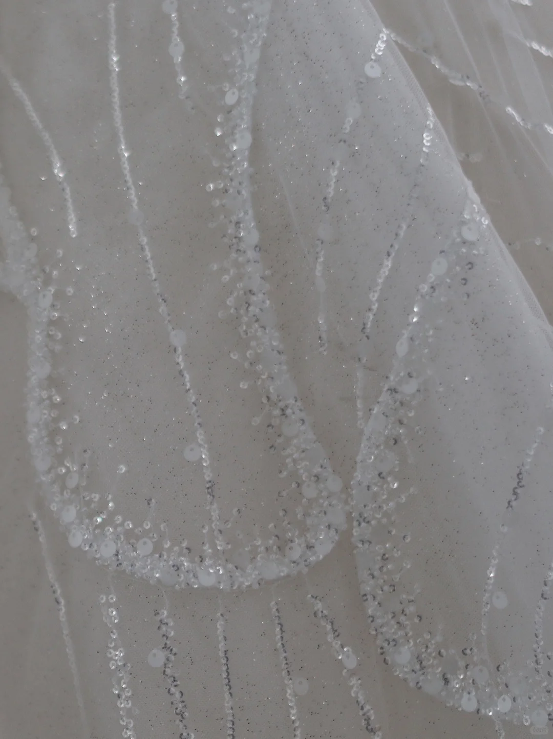 Classy Ball Gown V Neck Tulle Sequin Short Sleeves Long Wedding Dresses