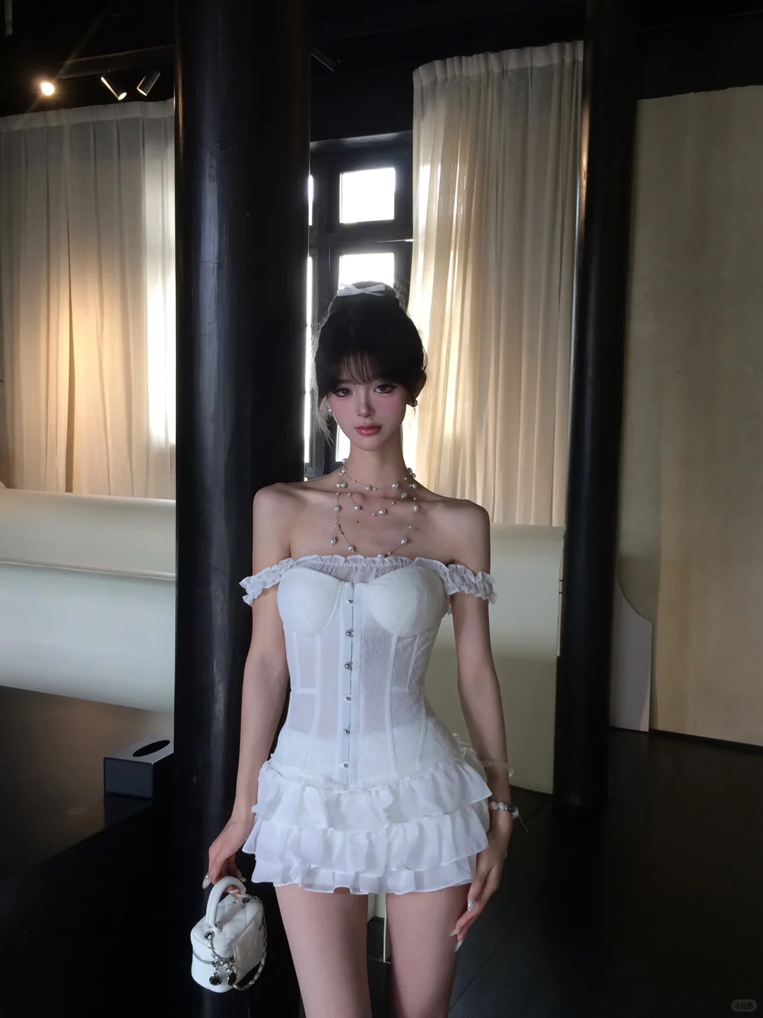 Sweet 18th White A Line Off The Shoulder Satin Chiffon Short Homecoming Dress Birthday Outfits