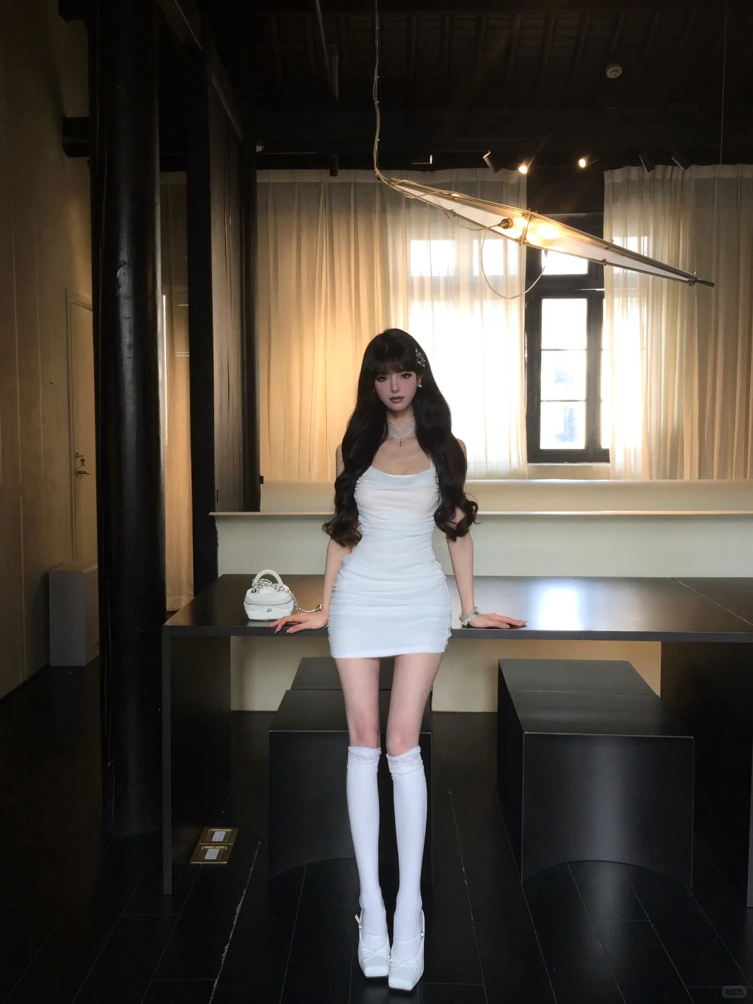 Charming 21th Mermaid Halter White Chiffon Short Homecoming Dress Birthday Outfits