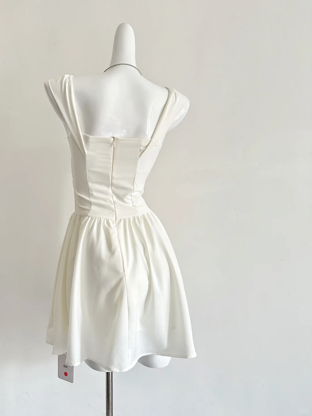 Cute 17th A Line U Neck Satin Short Homecoming Dress Birthday Outfits