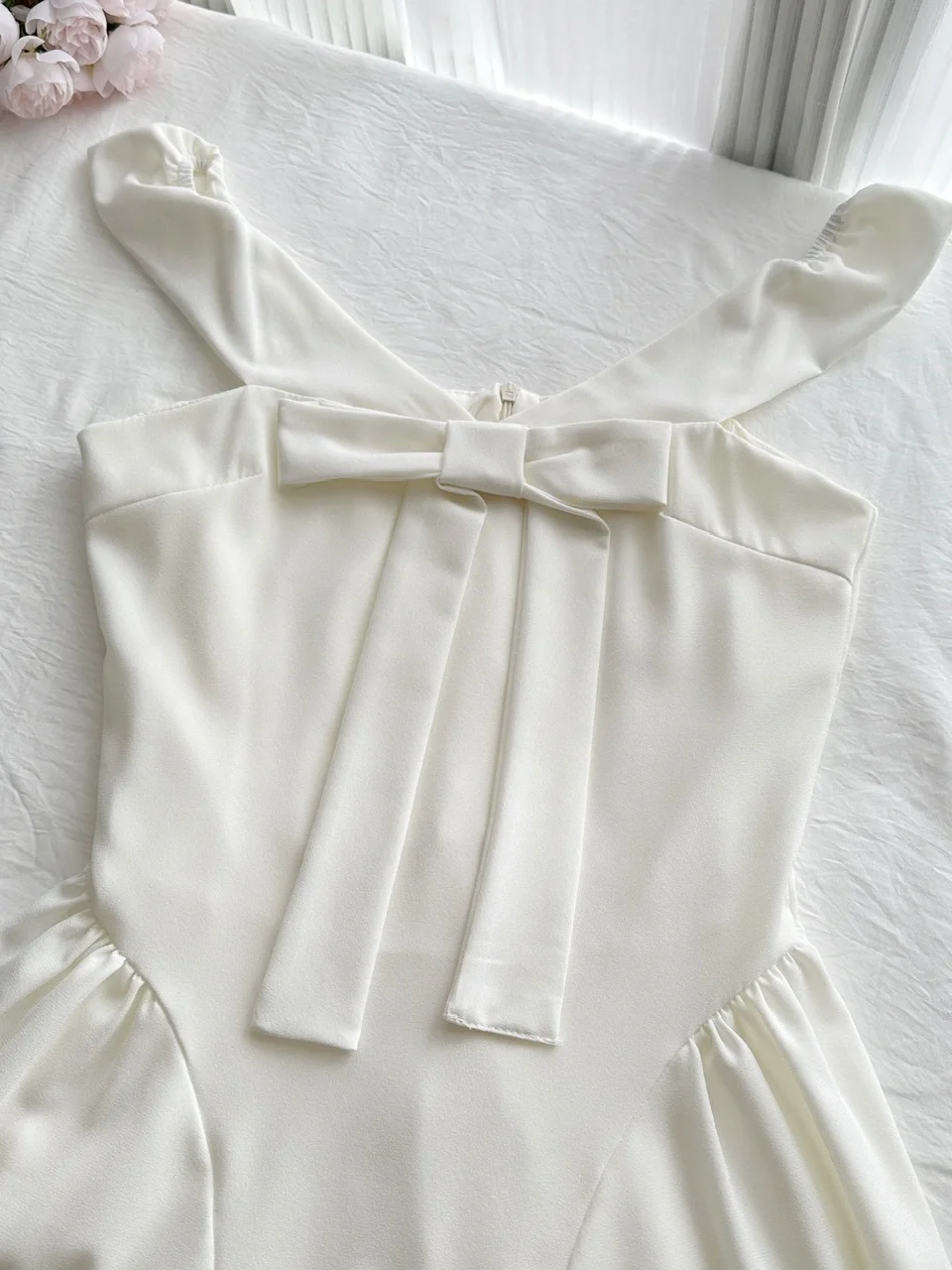 Cute 17th A Line U Neck Satin Short Homecoming Dress Birthday Outfits