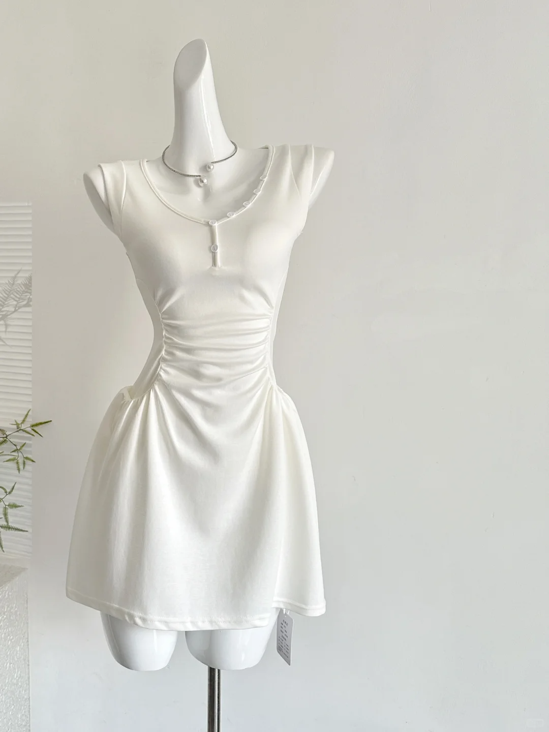 Chic 18th A Line U Neck Satin Short Homecoming Dress Birthday Outfits
