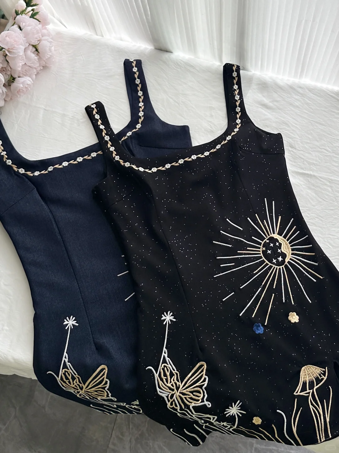Charming Mermaid Square Satin Sequin Beads Short Homecoming Dress 22th Birthday Outfits
