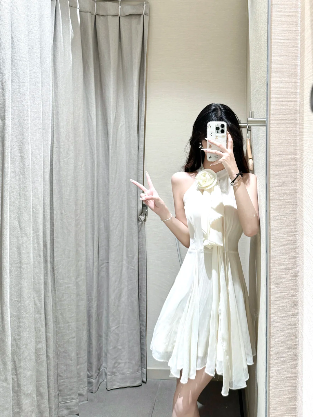 Classy A Line Halter Chiffon Short Homecoming Dress 20th Birthday Outfits