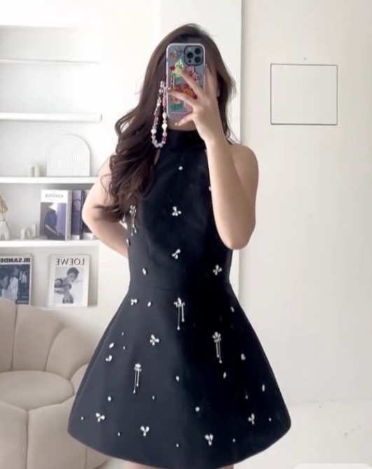 Simple A Line Scoop Neckline Short Birthday Dress Black Homecoming Dresses