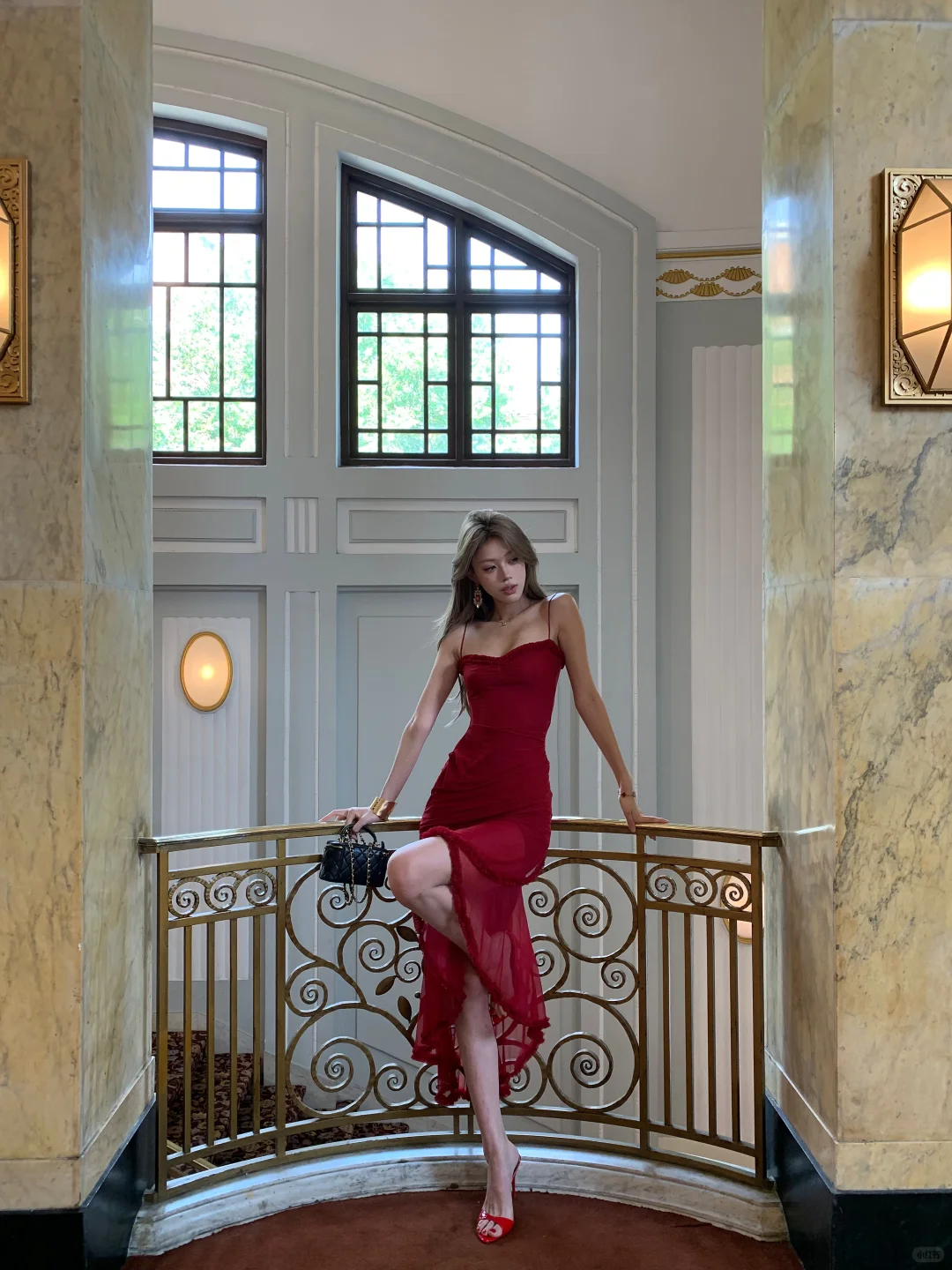 Burgundy Mermaid Spaghetti Straps Satin Long Prom Dresses Formal Dress