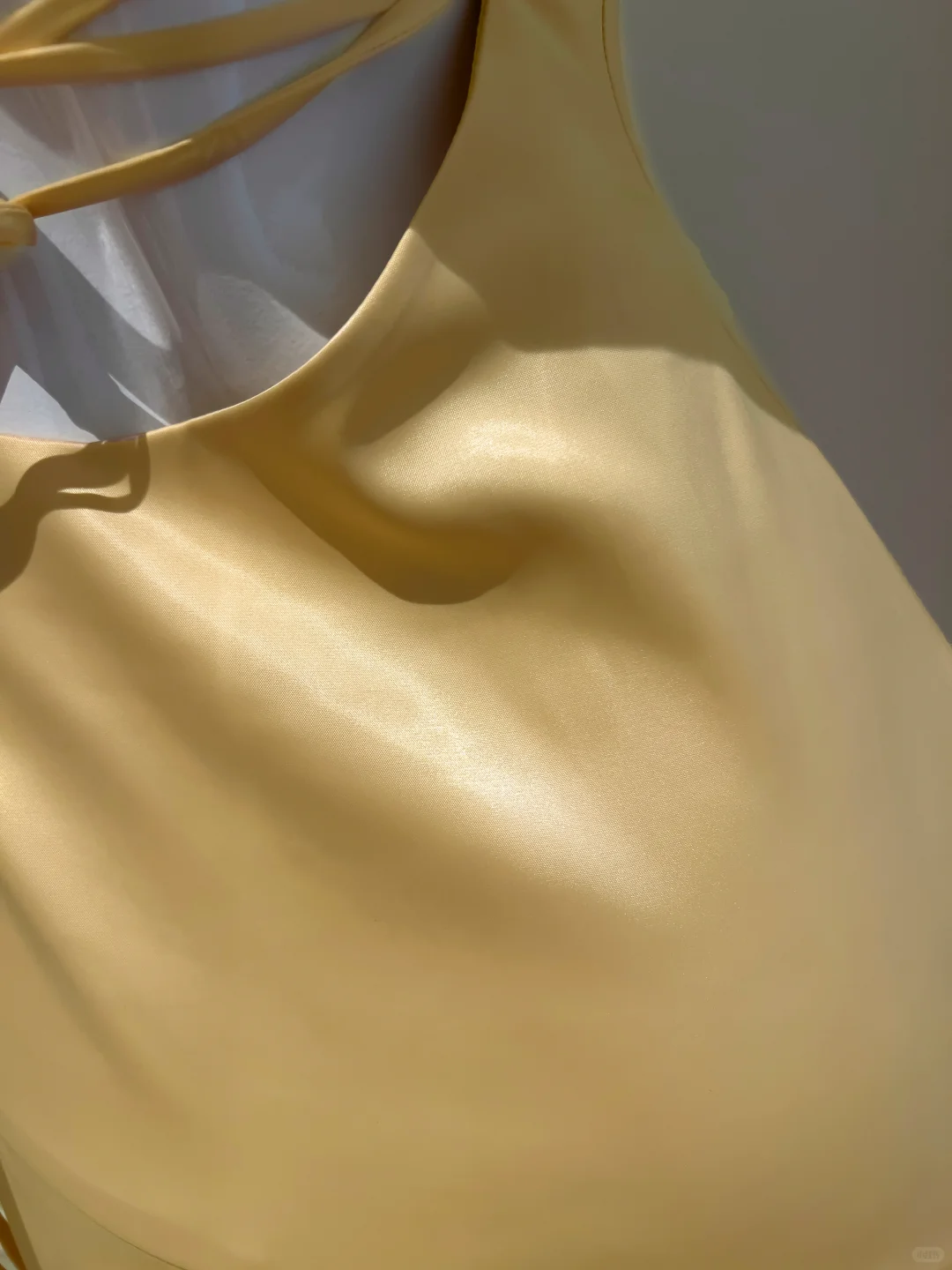 Pretty A Line Halter Yellow Satin High-Low Ruffle Hem Prom Dresses Formal Dress