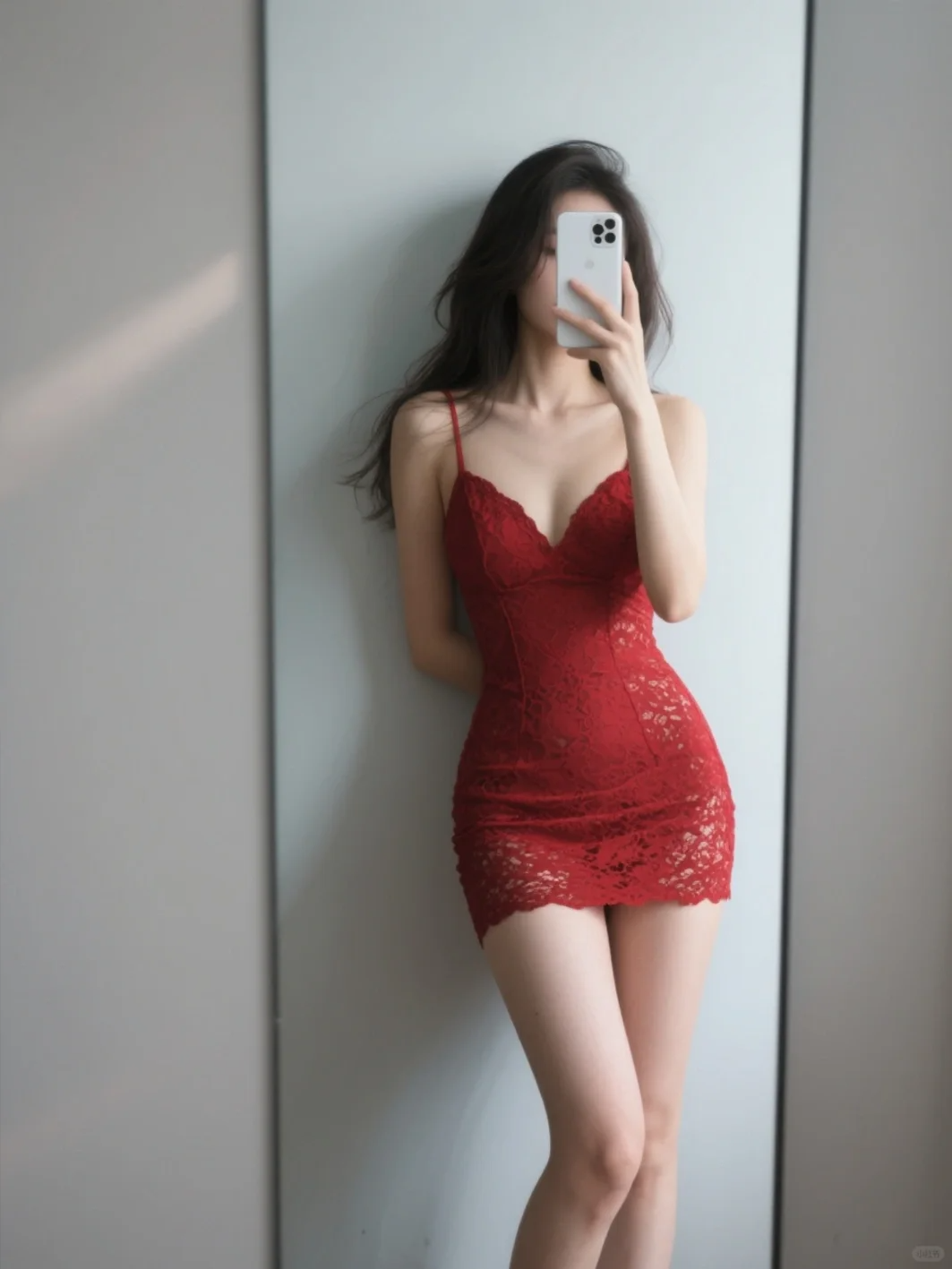 Sexy Mermaid Spaghetti Straps Burgundy Lace Short Homecoming Dress 21th Birthday Outfits