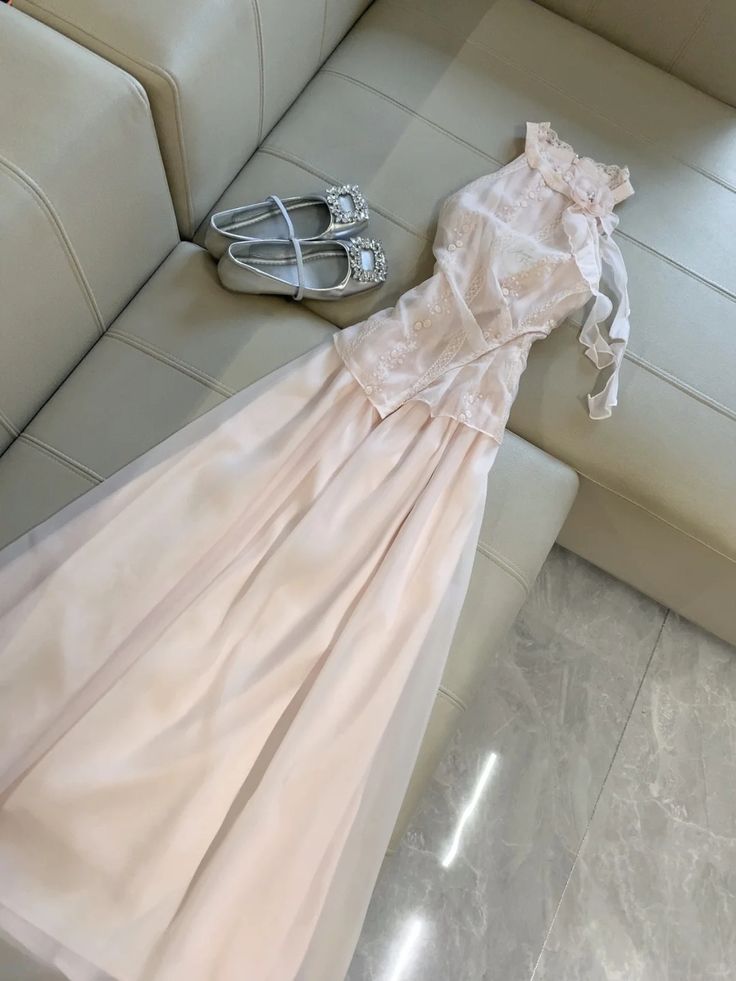 Lovely A Line Halter Chiffon Lace Long Prom Dress,Formal Dress