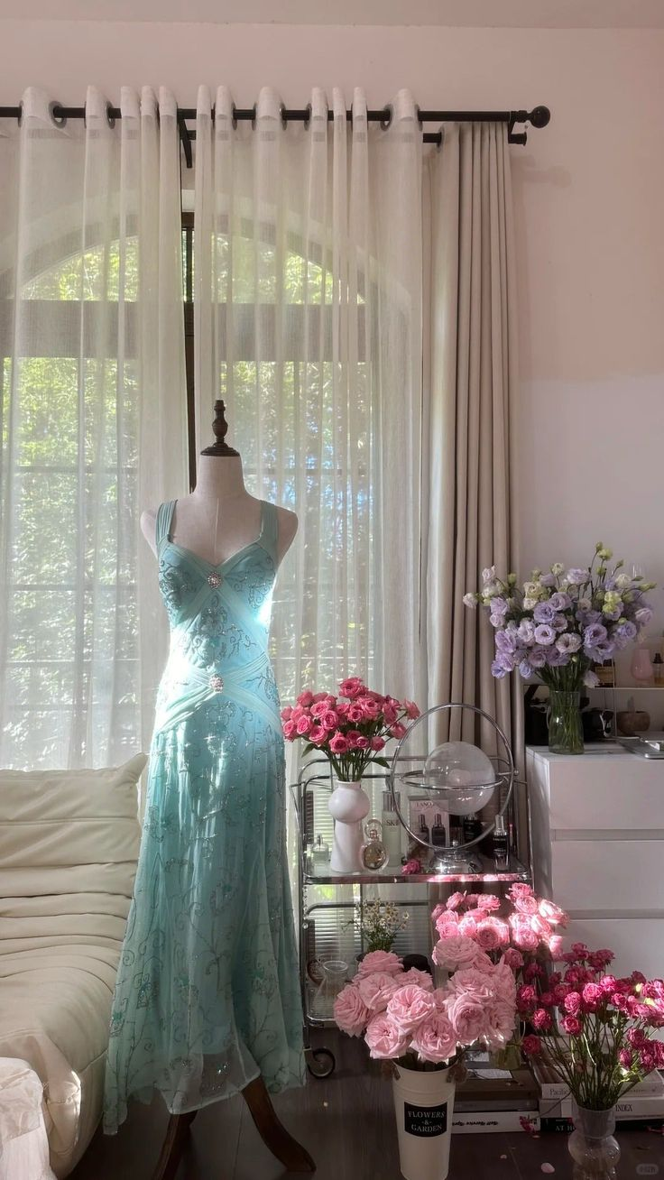 Gorgeous Mermaid Sweetheart Chiffon Sequin Beaded Long Prom Dress, Evening Dress