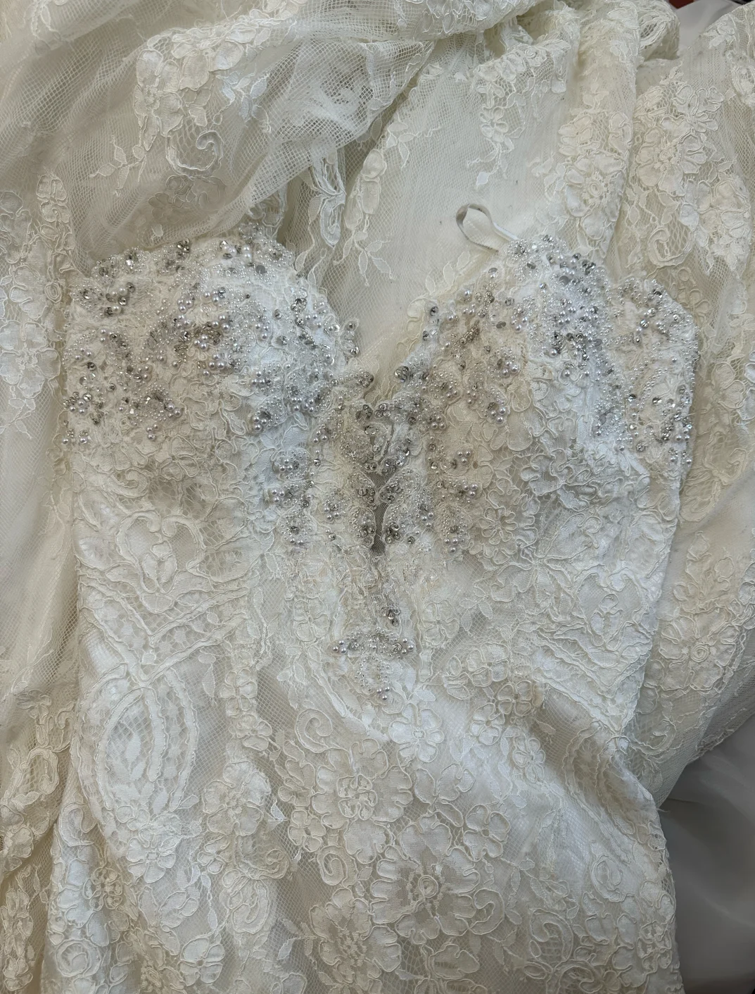 Vintage Mermaid Sweetheart Lace Beaded Long Prom Dress, Evening Dress