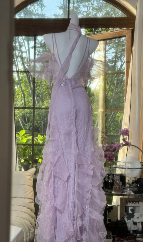 Charming Mermaid Spaghetti Straps Satin Ruffle Tulle Without Sleeves Long Prom Dress, Evening Dress