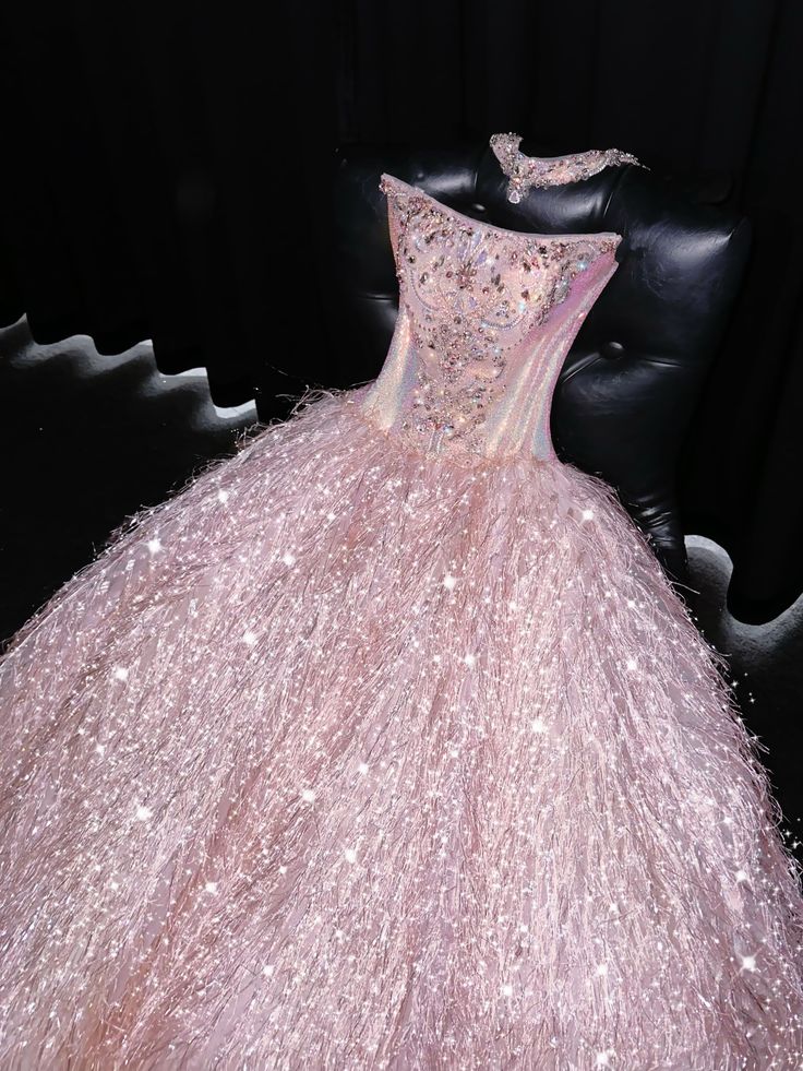Gorgeous A Line Strapless Tulle Sequin Beaded Without Sleeves Long Prom Dress, Evening Dress