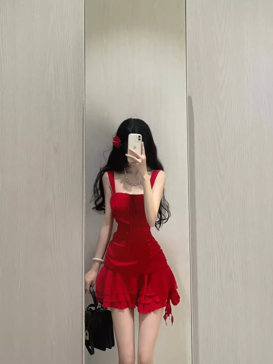 Cute A line Straps Short Red Cocktail Dresses Birthday Outfits