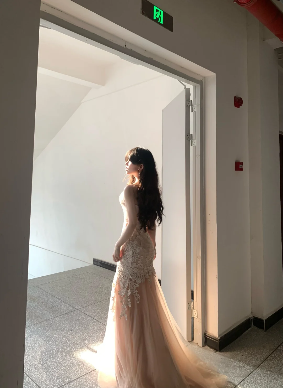 Elegant Mermaid Strapless Tulle Lace Without Sleeves Long Prom Dress, Evening Dress