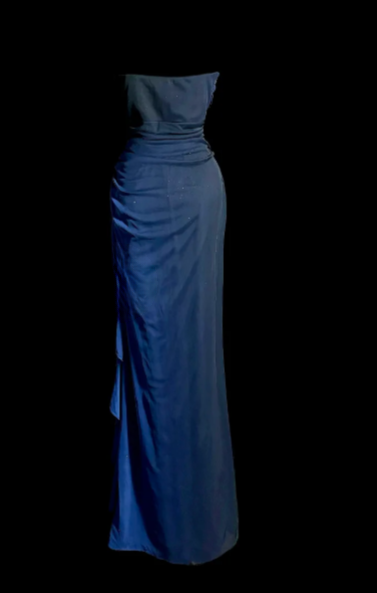 Gradient Mermaid Sweetheart Chiffon Sequin Without Sleeves Long Prom Dress, Evening Dress