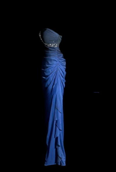 Gradient Mermaid Sweetheart Chiffon Sequin Without Sleeves Long Prom Dress, Evening Dress