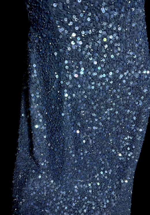 Shiny Mermaid Spaghetti Straps Sequin Backless Without Sleeves Long Prom Dress, Evening Dress