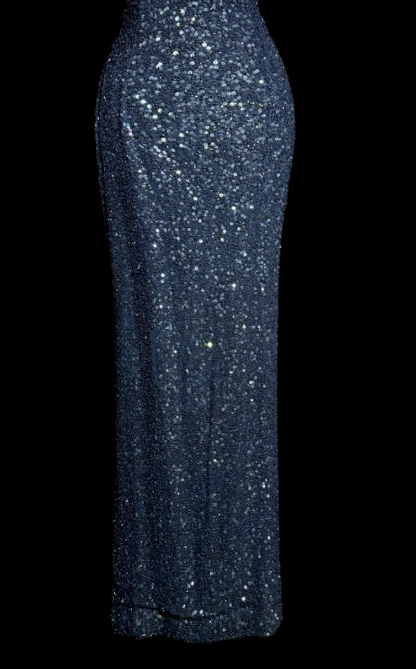 Shiny Mermaid Spaghetti Straps Sequin Backless Without Sleeves Long Prom Dress, Evening Dress