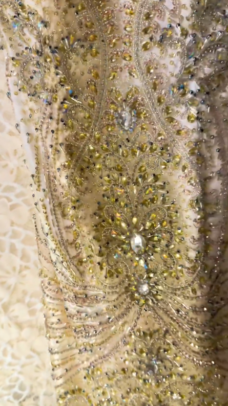 Charming Mermaid Strapless Tulle Sequin Beaded Without Sleeves Long Prom Dress, Evening Dress